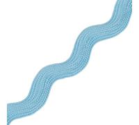 Jumbo RIC Rac 9.5mm Wide Ribbon & Trimming for Sewing - Ribbons, Decorative Trimmings, Craft Ribbons & Trims,Fabric Edging, Christmas, Sewing & DIY Projects (Pale Blue, 5m)-Craft Queen LTD