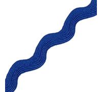 Jumbo RIC Rac 9.5mm Wide Ribbon & Trimming for Sewing - Ribbons, Decorative Trimmings, Craft Ribbons & Trims,Fabric Edging, Christmas, Sewing & DIY Projects (Royal Blue, 25m)-Craft Queen LTD