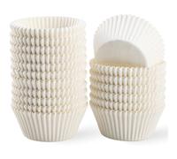 Jumbo Size Cupcake Liners, 500 Count, 3" Top Diameter, Food-grade Paper, Safe For Oven, Microwave, And Refrigerator