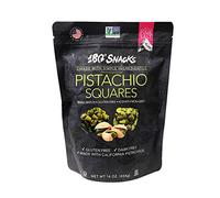 JUMBO Size pack180 Snacks Gluten Free Pistachio Squares with Himalayan Pink Salt 454 grams
