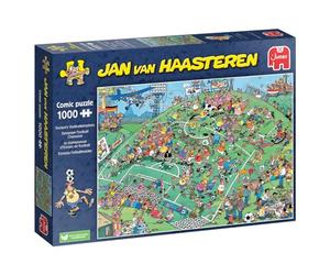 Jumbo Spiele GmbH JUM01815 Jan Van Haasteren: Football Euro 2024 (1000 Pieces) 68 x 49 cm