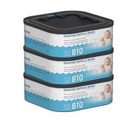 Jumbo Square Refills Disposal Bags Refill Compatible with Diaper Genie Compact and Select Pails (Not Fit Classic Version Pails), Hold Up to 810 Newborn-Sized Diapers Per Refill, Pack of 3