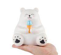 Jumbo Squishys Bear Animal Toys Cute Squishies White Bear Slow Rise Squeeze Animal Toy Sets Relief Stress for Kids Adult Valentines Day Idea