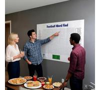 Jumbo Thanksgiving & Christmas Word Search Poster, Giant 36"x24" Wall Game, 50 Words Thanksgiving Search and Find Puzzle, Interactive Holiday Decoration for Family Classroom Office Holiday Activities