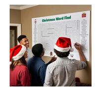 Jumbo Thanksgiving Word Search Poster, Giant 36"X24" Wall Game, Poster Size Thanksgiving Christmas Activity Larger Than Life Puzzle a Fun Interactive Experience Posters for Families