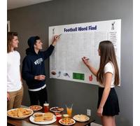 Jumbo Thanksgiving Word Search Poster, Giant 36x24’’ Wall Game Wedding Word Search Poster, A Fun Interactive Experience for Engagement Party, Thanksgiving Christmas Decoration (Football)
