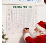 Jumbo Thanksgiving Word Search Poster, Larger-Than-Life Christmas Word Search Puzzle Poster,Thanksgiving Christmas Activity Larger Than Life Puzzle a Fun Interactive Experience Posters for Families
