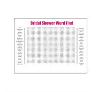 Jumbo Thanksgiving Word Search Poster, Wall Game!Larger-Than-Life Christmas Word Search Puzzle Poster, 2026 New Interactive Activity Posters for Family, Classroom & Party (Bridal Showder Word Find)