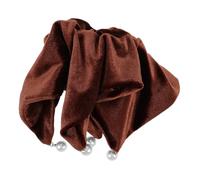 Jumbo Velvet Hair Scrunchies for Women Extra Large Hair Ties with Hidden Pocket Elegant Pearl Pendant Design Soft Comfortable