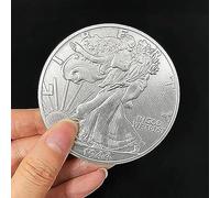 Jumbo Walking Liberty Half Dollar (7.3cm) Magic Tricks Coin Appearing Magic for Magicians Close up Street Illusions Props