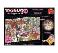 Jumbo Wasgij 19157 Destiny 18 - Fast Food Frenzy! 1000 Piece Jigsaw Puzzle