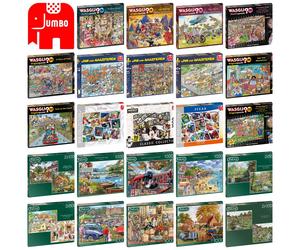 Jumbo Wasgij Falcon de-Luxe Disney 1000, 500, 200 Piece Jigsaw Puzzle Selection