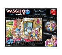 Jumbo, Wasgij, Mystery 17 - Catching a Break!, Jigsaw Puzzles for Adults, 1,000 piece