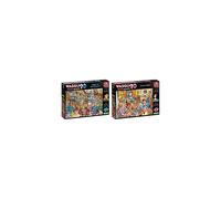 Jumbo, Wasgij Mystery 24, Blight at the Museum, Puzzles for Adults, 1000-Piece &, Wasgij Destiny 25, Games Night, Puzzles for Adults, 1000-Piece