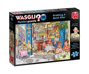 Jumbo Wasgij Mystery No 18 Grabbing a Quick Bite 1000 Piece Jigsaw Puzzle