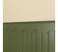 Jumbo Wavy Trim - Unprimed - 1M Long - Wall And Shelf Edging Mdf Wood (By Trims & Co.)