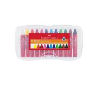 Jumbo Wax Crayons 12 Colors Case Faber-Castell Top Quality