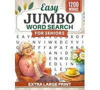 Jumbo Word Search for Seniors: Easy Large Print Puzzles with 100 Relaxing Brain Games | Big Font, Low Difficulty, Memory Boosting Fun (Relaxing Word Search Series)