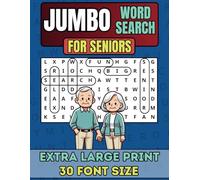 Jumbo Word Search For Seniors: Extra Large Print Word Search Puzzles: Big Word Find Book With Large 30 Font Size, Designed For Seniors & Adults To ... For Seniors With Extra Large 30 Font Size)