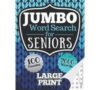 Jumbo Word Search for Seniors: Word Find Puzzles for Elderly & Older Adults with Big Print