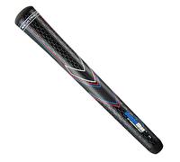 JumboMax Golf Grips JMX Ultralite Tapered Golf Club Grips, Oversize Golf Grips 25% Lighter Than Standard, Black W/RWB - Set of 1 X-Large (+3/8)