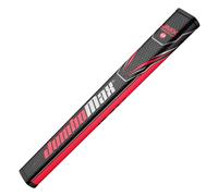 JUMBOMAX JUMBOFLAT™ 13" COUNTER BALANCE GOLF PUTTER GRIP - BLACK / RED