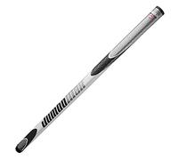 JumboMax Putter Grip Round Armlock 21 Putter Golf Grip, Maximize The Moment Of Inertia With Grip, White/Black/Silver