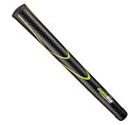 JumboMax Set of 1 Tour Series Golf Grips - Black with Lime Green Trim Standard Jumbo (+1/8)