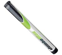 JumboMax ST 1.2 Golf Putter Grip - Non-Tapered Design for Tension-Free Strokes, Enhanced Stability, and Improved Feel; White/ Black/ Green