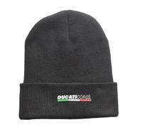 JUMBOZ Slouch Beanie Du.c a_ti, Winter Stretchy Printed Skull Hats, Windproof Headwear, Gifts for Men Funny and Unusual-Black-A||1 Piece