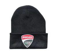 JUMBOZ Slouch Beanie Du.c a_ti, Winter Stretchy Printed Skull Hats, Windproof Headwear, Gifts for Men Funny and Unusual-Black-B||1 Piece