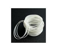 JUMELA Gasket White For Crystal Glass Internal Diameter 26-35.5mm Thick 0.5mm High 1.2mm Watch Parts Watch Accessories 2pcs (Color : 30.5 x 1.2 x 0.5mm)