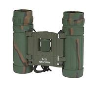 FOLDABLE BINOCULAR 8x21 for CAMPING OUTDOOR HIKING TRAVEL with CARRY POUCH CAMO