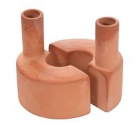 JUMILAND Self-Watering Terra Cotta Planter Water Storage Tank Reusable Automatic Terracotta Plant Watering Devices Globes Stakes Self-irrigate Watering Spikes Ceramic Plant Waterer Set