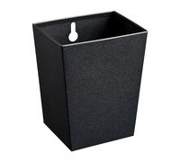Jumiok Black Bottle Cap Catcher Wall Mounted 4" Stainless Steel Beer Cap Bucket with Drain Holes Screw in Post Table Cooler for Outdoor Use