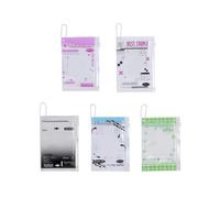 JUMISEE 5pcs Mini Candy Bag Anime Storage Pouch Badge Holder Keychain Clear Doll Idol Pin Protector Figure Carrying Case