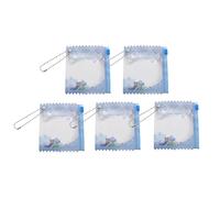 JUMISEE 5pcs Mini Candy Bag Anime Storage Pouch Badge Holder Keychain Clear Doll Idol Pin Protector Figure Carrying Case