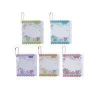 JUMISEE 5pcs Mini Candy Bag Anime Storage Pouch Badge Holder Keychain Clear Doll Idol Pin Protector Figure Carrying Case