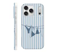 Jumkook Cute Striped Case for iPhone 17 Pro Max 6.9", Aesthetic Bikini Stripe Pattern Summer Phone Cover, Printed Trendy Designs for Girly Women Men, Durable Thin Soft TPU Protection for 17 Pro Max