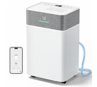 JUMMICO 25L/Day Dehumidifier for Home, Smart App, Efficient GMCC Compressor | Electric Dehumidifiers, 50m², Energy Efficient, laundry mode, 36dB Quiet, Auto Defrost, 2m Drain Hose, timer, child lock