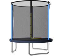 JUMMICO 6/8/10/12ft Outdoor Trampoline with Safety Enclosure Net - Complete Outdoor Garden Trampoline for Kids & Adults Spring Tool Home Fitness Family Play Equipment