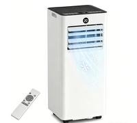 JUMMICO 9000 BTU Portable Air Conditioner - Quiet 4-in-1 AC with Cooling, Fan, Dehumidifier & Sleep Mode | Window Kit Included | LED Display & Remote Control | For Rooms up to 28 m²