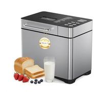 JUMMICO Automatic Bread Maker Machine with 19 Programs | Home Bread Making Made Easy | Up to 1 kg (approx. 2.2 lb) Loaf Capacity | 3 Crust Colours & Keep Warm Function