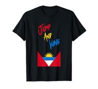 Jump and Wave Antigua & Barbuda Caribbean Carnival Value Graphic T-Shirt