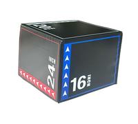 Jump Box, Step Box, Agility Box, Training Device with Three in Construction for Versatile Exercises for Adults And Children at The Fitness Tr, Style D