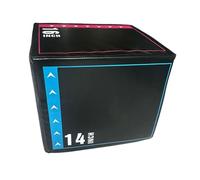 Jump Box, Step Box, Agility Box, Training Device with Three in Construction for Versatile Exercises for Adults And Children at The Fitness Tr, Style H