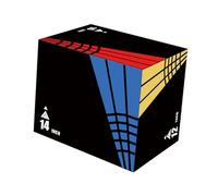 Jump Box, Step Box, Agility Box, Training Device with Three in Construction for Versatile Exercises for Adults And Children at The Fitness Tr, Style F