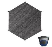 Jump Frame Shade Shelter - Protective Trampoline Canopy Screen, Heat Blocking Mesh Roof, All Season Outdoor Play Equipment Guard, Easy Fit Safety Cover | Birthday Gathering Leisure Yard Festival Recre