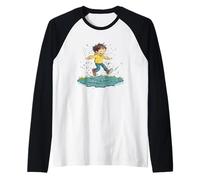 Jump Into the Fun with Puddle Jumping Delight Raglan Baseball Tee