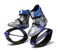 Jump Kangaroo Shoes Jump Shoes Bounce Shoes, Fitness Training,Moon, Adjustable Elasticity, Load 44-154lbs Grey